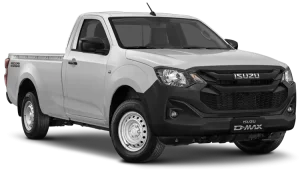 IsuzuDMAXPowerSC4x4FrontSplashWhite