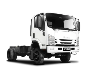 Camión Isuzu Serie N NPS Con Caja Color Blanco